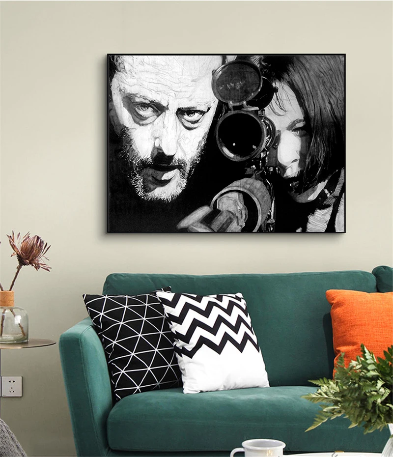 Leon Classic фильм рисунок на холсте настенные наклейки украшение для дома