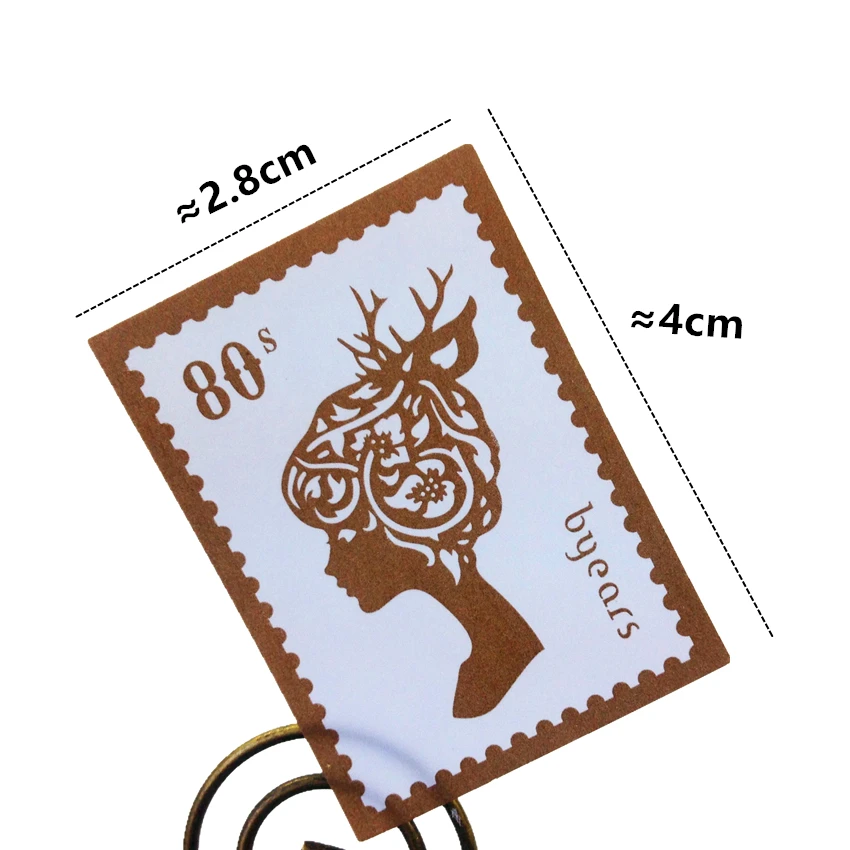 

150pcs/pack Girl And Deer Stamp DIY Wedding Candy Bag For Christmas Wedding Party Gifts