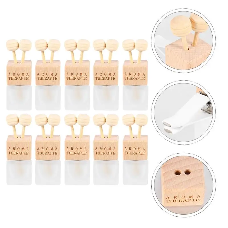 

10Pcs Essential Oil Diffuser Aroma Bottle Car Aroma Bottle Fragrance Bottle for Home Car Taxi