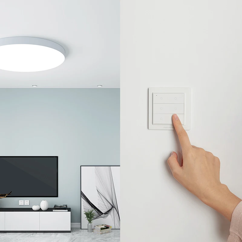 Aqara Opple беспроводной смарт переключатель международной версии ZigBee 3 0 двойной