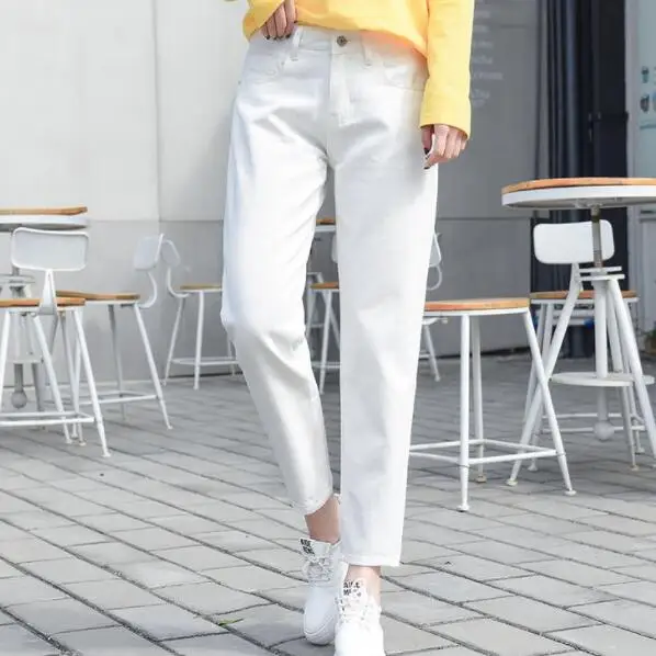 2020 Рваные Джинсы женские Высокая Талия бойфренда для женщин Большие размеры