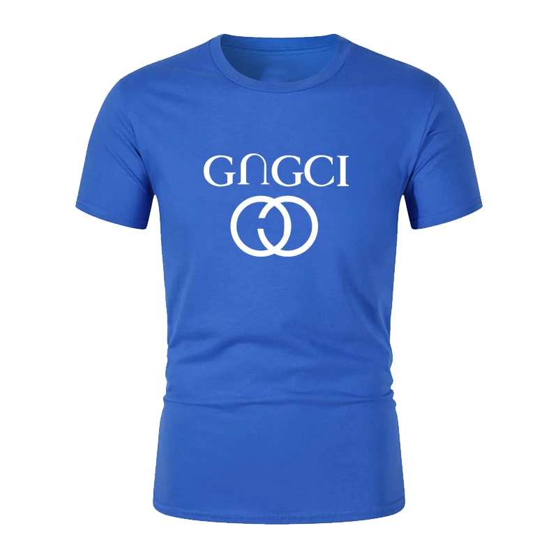 

2021 summer short-sleeved tops fashion letters GC printing men's casual sports T-shirts men's and women's tops street T-shirts