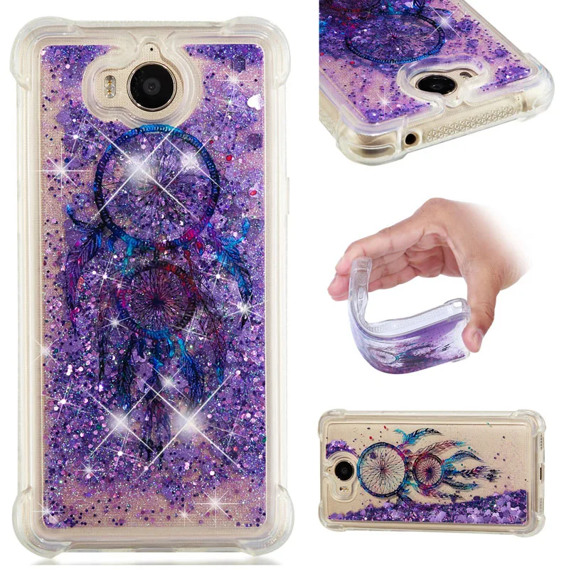 Huawei Y5 Y6 мягкий силиконовый Bling задняя чехол MYA-U29 MYA-L22 MYA-L41 MYA-L11 бампера MYA U29 L22 L41 чехол для телефона