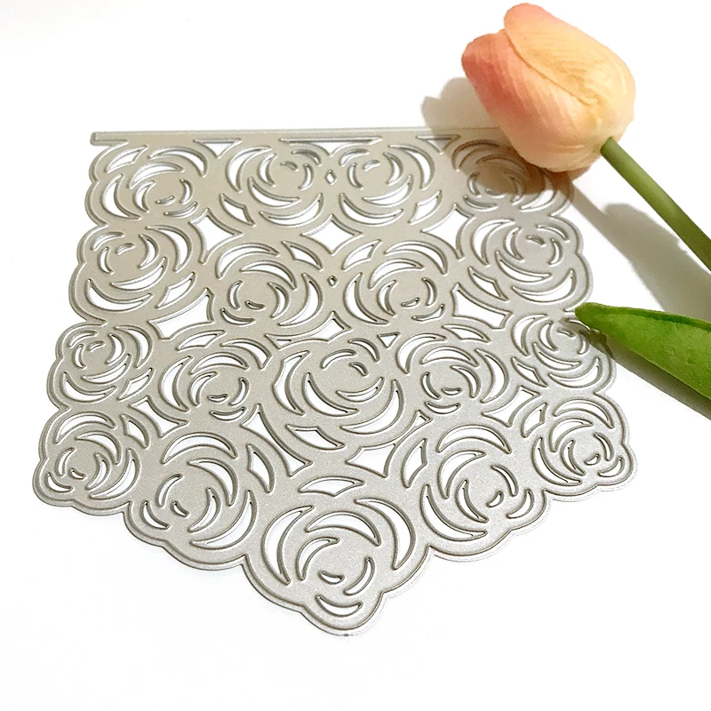 Meet Huang Roses Lace Dies Скрапбукинг цветы металлические режущие штампы для рукоделия