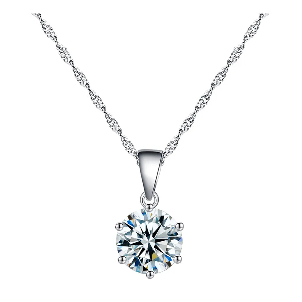 New Multilayer Crystal Necklaces Women Necklace Charm Pendant Jewelry Gifts Vintage Ear Stud Set Wholesale | Украшения и