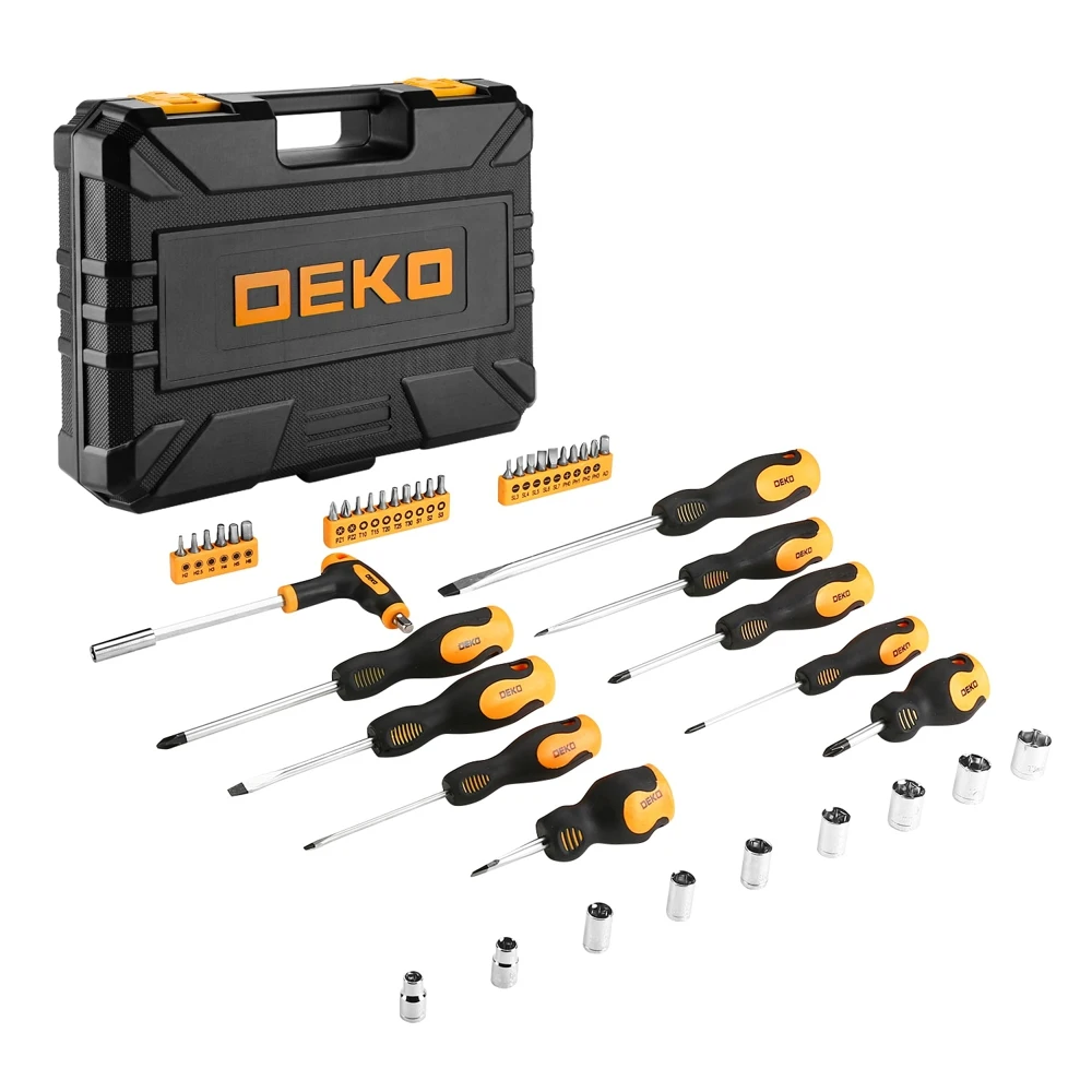 Набор отверток DEKO TZ46 065-0329 в чемодане 46 предметов