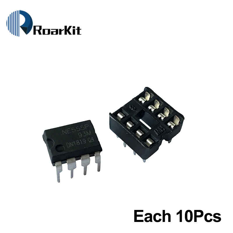 10 шт./лот новые NE555 NE555P NE555N 555 таймеры DIP 8 Pin Розетки/SOP SMD NE555DR IC|Интегральные схемы| |