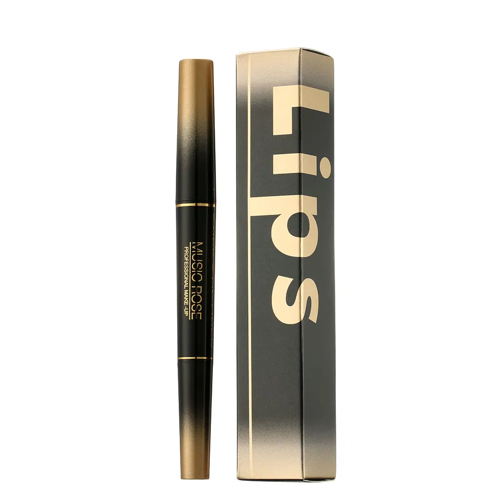 Матовая губная помада с двойной головкой увлажняющая фиксация Длительное