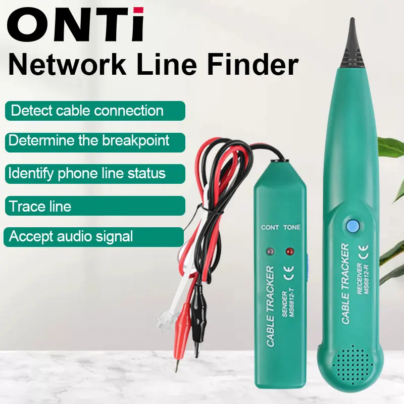 Профессиональный сетевой тестер ONTi для UTP STP Cat5 Cat6 телефонного телефона