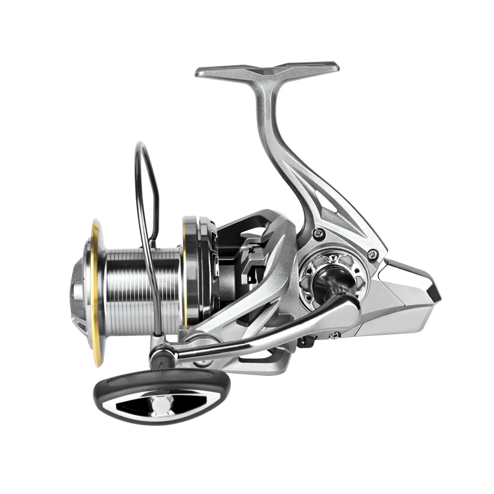 Metal cup 8000-14000 Spinning Fishing Reel Speed Ratio 4.8:1 Lure Fishing Spinning Reel 15kg Wheel Long-Cast for Saltwater