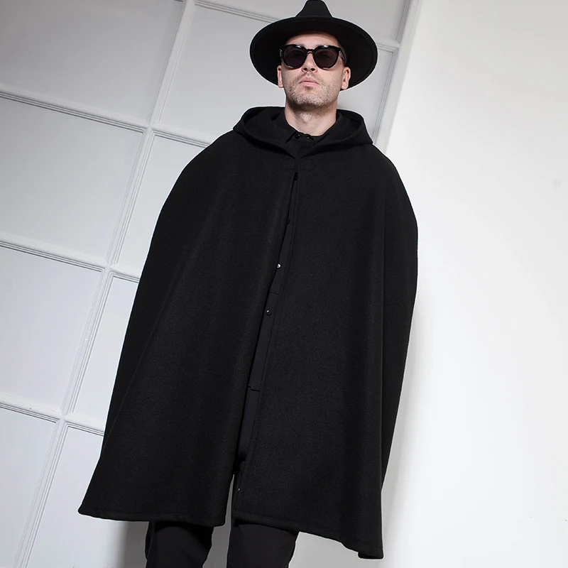 Шерстяное пальто длинное британский стиль Корейская версия свободное с