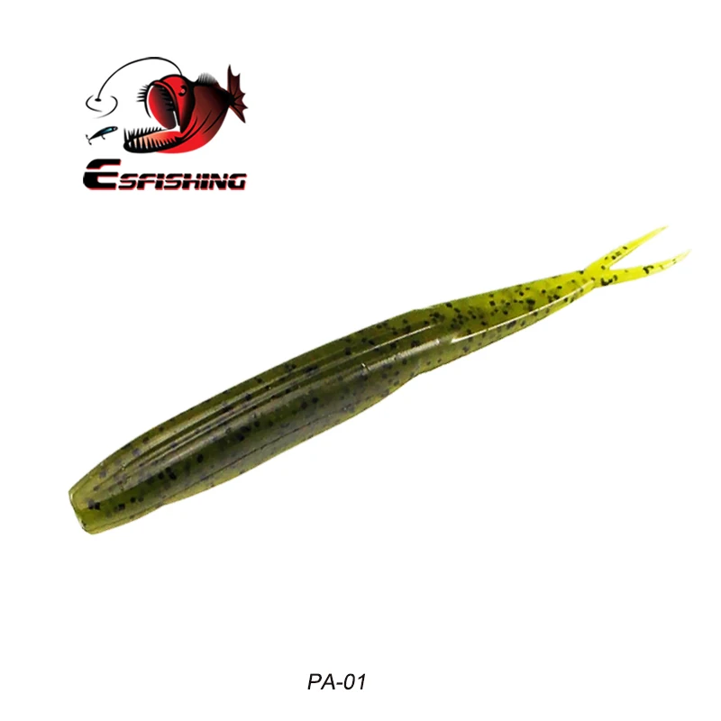 PA01 ESFISHING рыболовные приманки мягкие супер флюк 120 мм 8 г 6 шт. рыболовные аксессуары снасти Leurre soule рыболовные снасти - Цвет: PA01