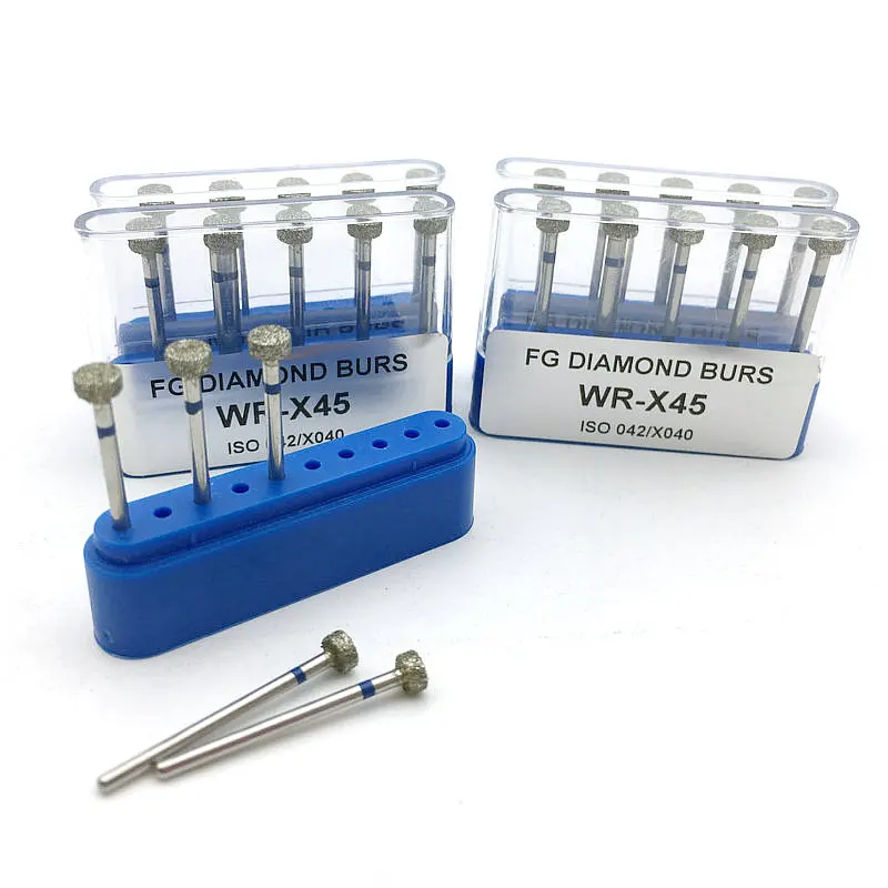 Горячая Распродажа 25 шт./5 коробок Стоматологические алмазные сверла полировка
