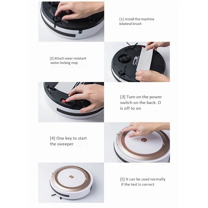 

Mini Home er Smart APP Remote Control ing Robot 3-In-1 ing and Washing Cleaner