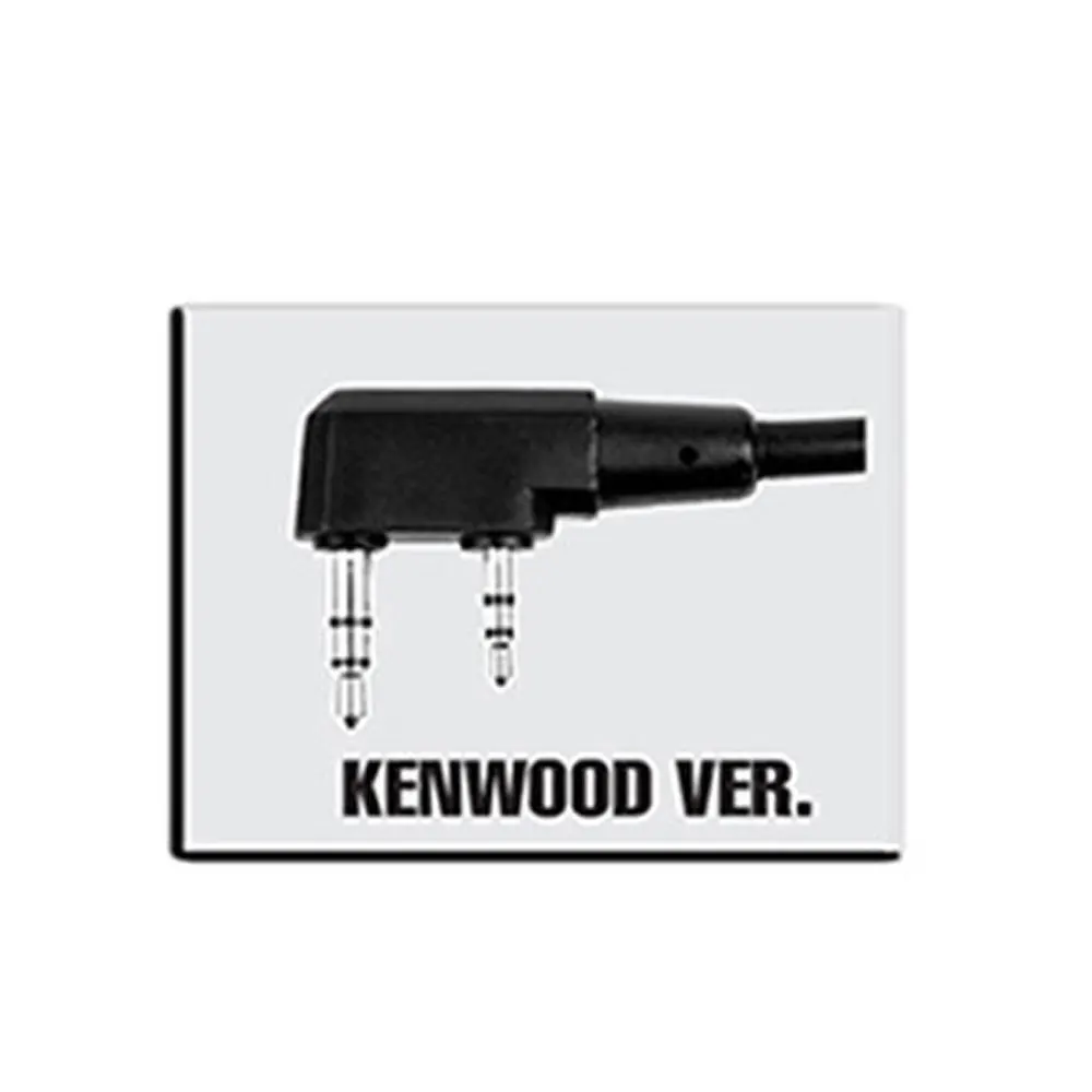 KENWOOD VER. SINAIRSOFT Z-тактическая гарнитура с костной проводимостью с пальцами с силиконовой резиновой PTT Z010 - Цвет: KENWOOD VER.