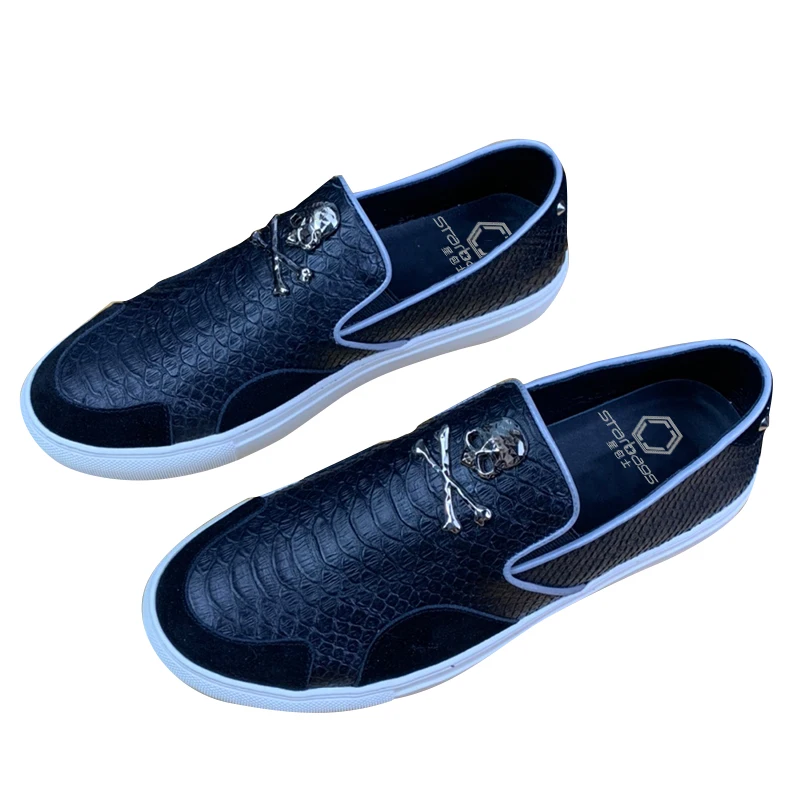 

Итальянский starbag PP оригинальная подвеска "череп" с логотипом 2021 Новинка на плоской подошве Мужская рубашка поло, чёрно-белая, подходящие по ц...