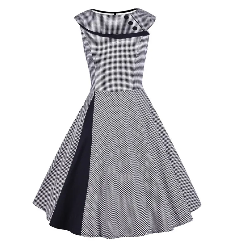 Модное женское винтажное платье оригинального бренда с двойным воротником и