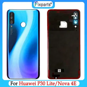 Задняя крышка батарейного отсека для Huawei Nova 4e, P30 Lite, стеклянная