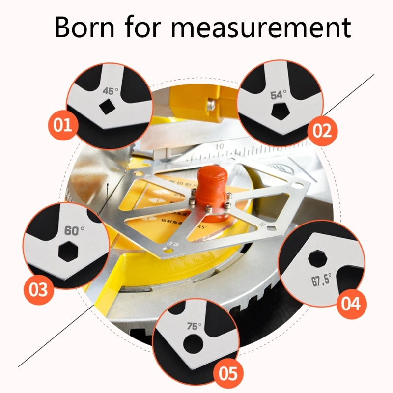 

Aluminum Alloy Hexagon Ruler Table Saw Angle Finder Gauge Protractor Inclinometer Magnetic Measuring Tool