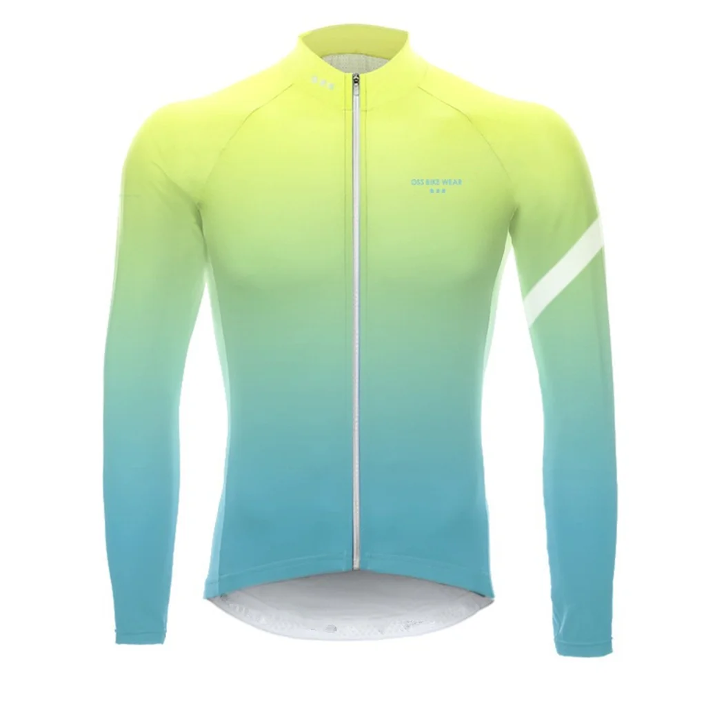 

OSS Bike Wear Men's Winter Jackets Cycling Long Sleeve Thermal Fleece Warm Jersey Professional Team Windbreaker Ciclismo Maillot