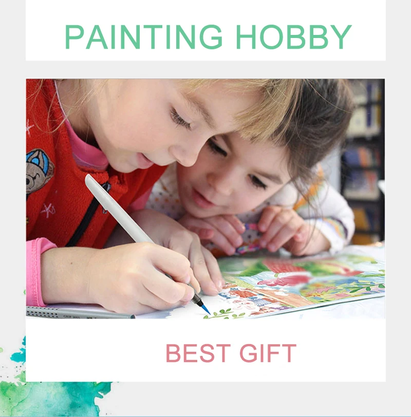 

Superior 36 Color Solid Pigment Watercolor Paints Set With Water Color Portable Brush Pen For Professional Painting Art Supplies