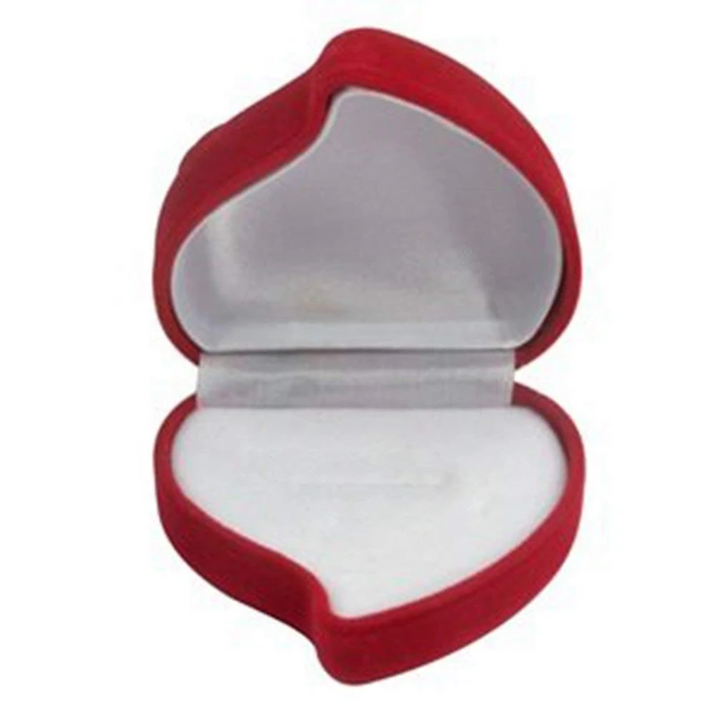 

Ring Box Engagement Luxury Red Love Heart Wedding Jewellery Display Box