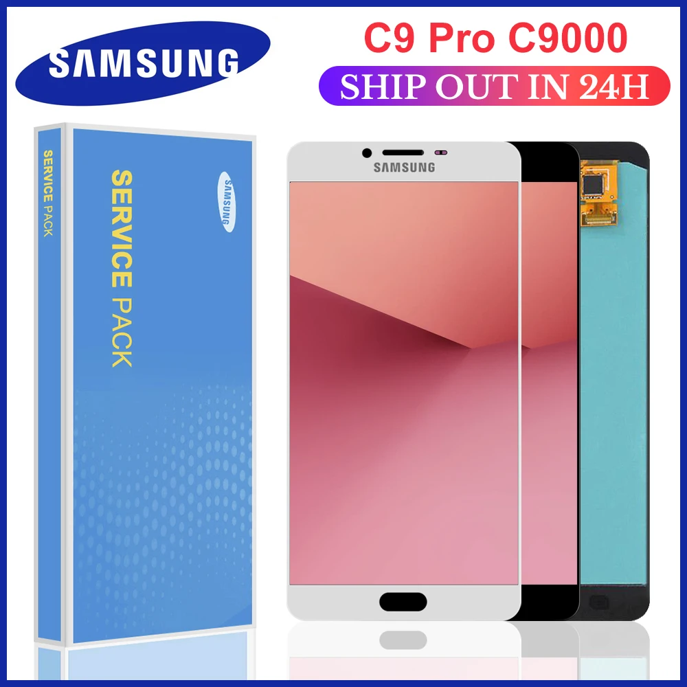 6 0 &quotдюймовый AMOLED C9 ЖК дисплей для SAMSUNG Galaxy Pro LCDs C9000 сенсорный экран запасные