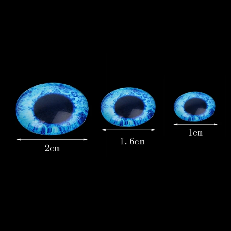 20 шт. стеклянные куклы глаз DIY рукоделие Глаза животных Ювелирные изделия