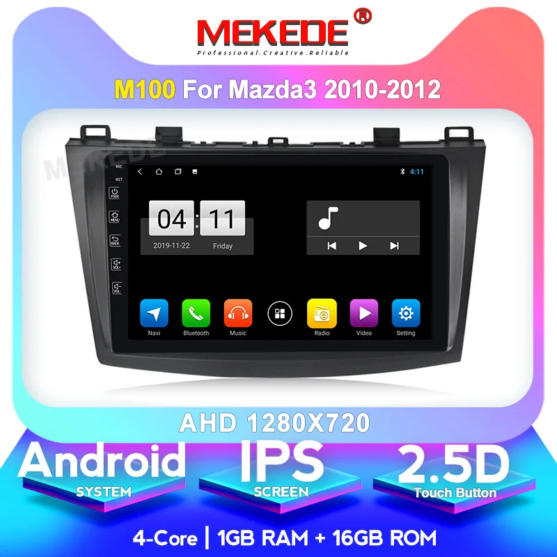MEKEDE Android 10 0 9 "автомобильный радиоприемник с навигацией GPS мультимедийный плеер