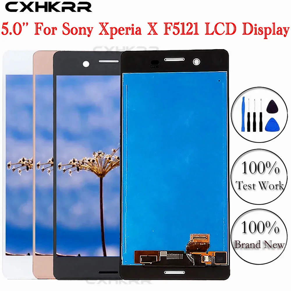Оригинальный сенсорный ЖК экран в сборе для Sony Xperia X F5121 F8131 F5122 замена 5 0 дюйма