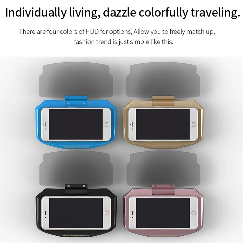 Лобовое стекло проектор HUD Дисплей Универсальный держатель мобильного телефона