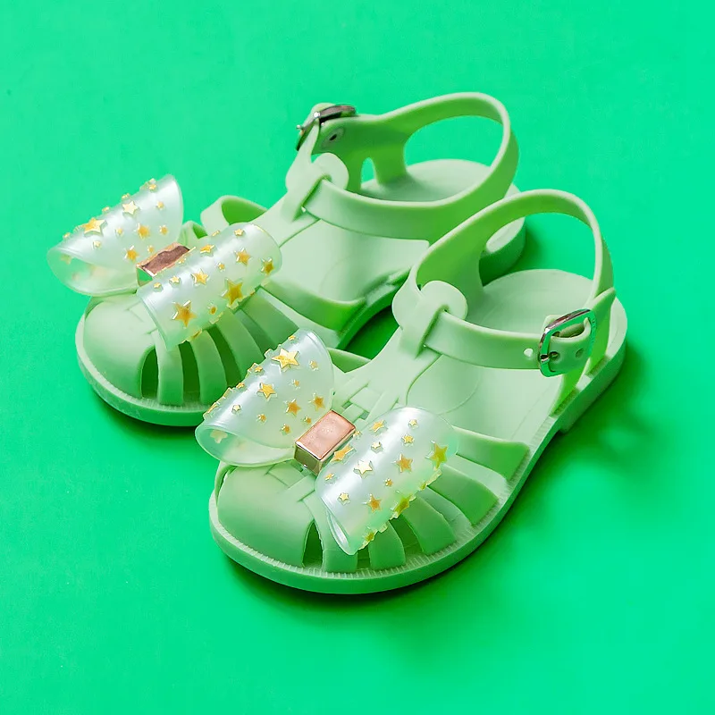 

Baby Gladiator Sandals Breathable Hollow Out Shoes Pvc Summer Kids Shoes 2021 New Fashion Beach Children Sandals Boys Girls