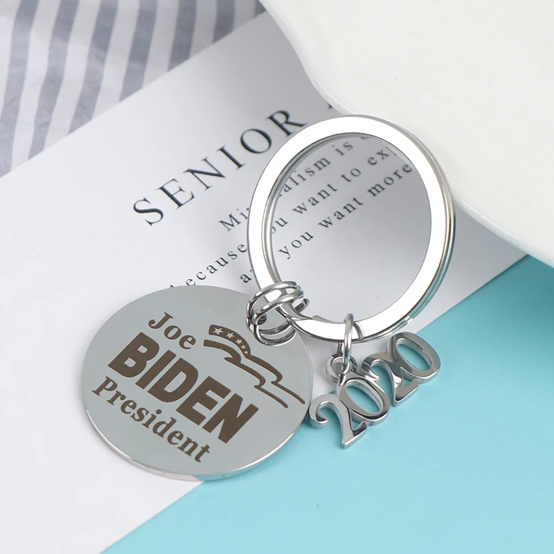 

2020 Joe Biden President Of The United States Election Keychain Bernie U.S. Presidential Key Chain Jewelry