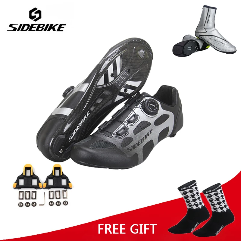 Sidebike/Мужская обувь для шоссейного велоспорта дышащая профессиональная
