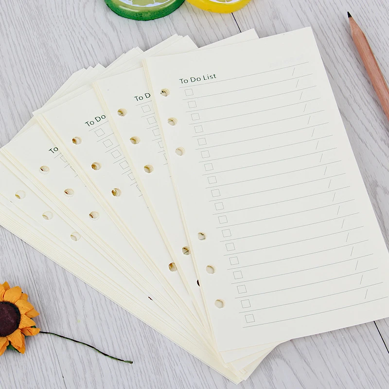 Оригинальные Канцелярские принадлежности монохромный блокнот А6 с отрывными