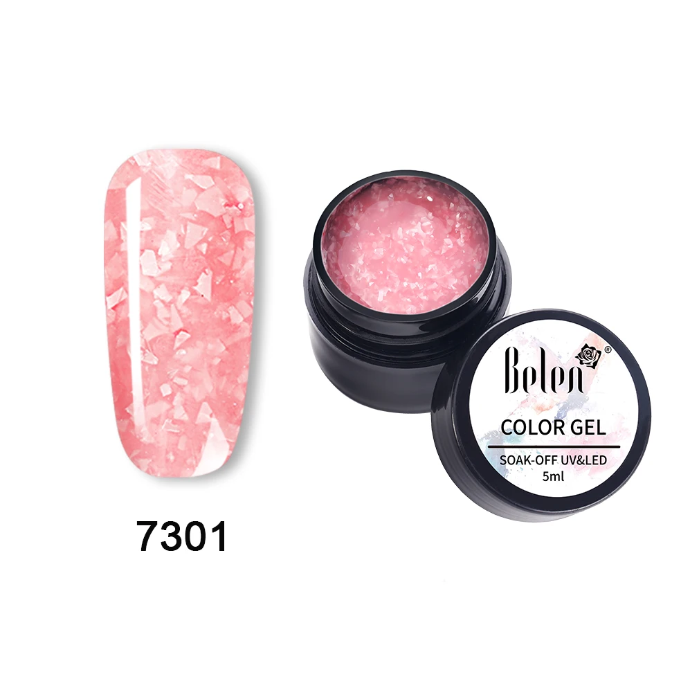 Belen 5MLShimmer Фэнтезийный Гель-лак для ногтей грунтовка салона маникюра отмачивается