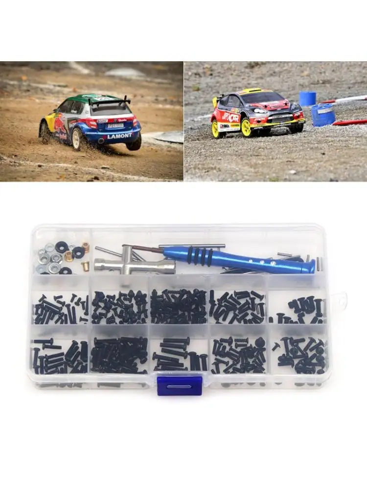 

1 Box Screws + Installation Tool + Swing Arm Pin + Flange Sleeve Kit for Wltoys 1/14 144001 Remote Control Car RC Car Model