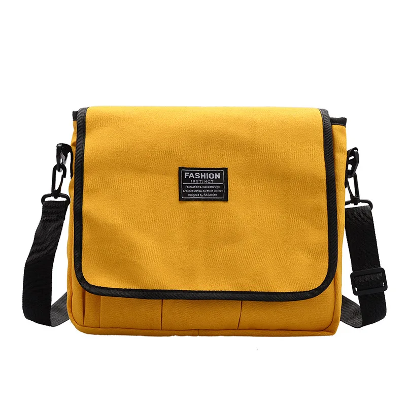 

Холщовая женская сумка через плечо, в японском и корейском стиле