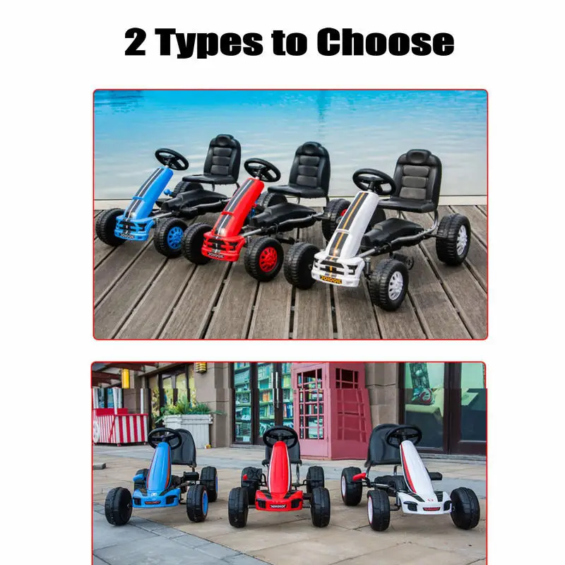 Педаль Go Karts для детей 2-5 лет игрушки катания мальчиков и девочек с эргономичным