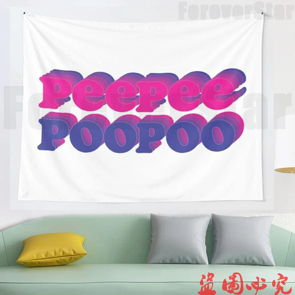

peepee poopoo tapestry Wall Hanging Astrology Divination Bedspread