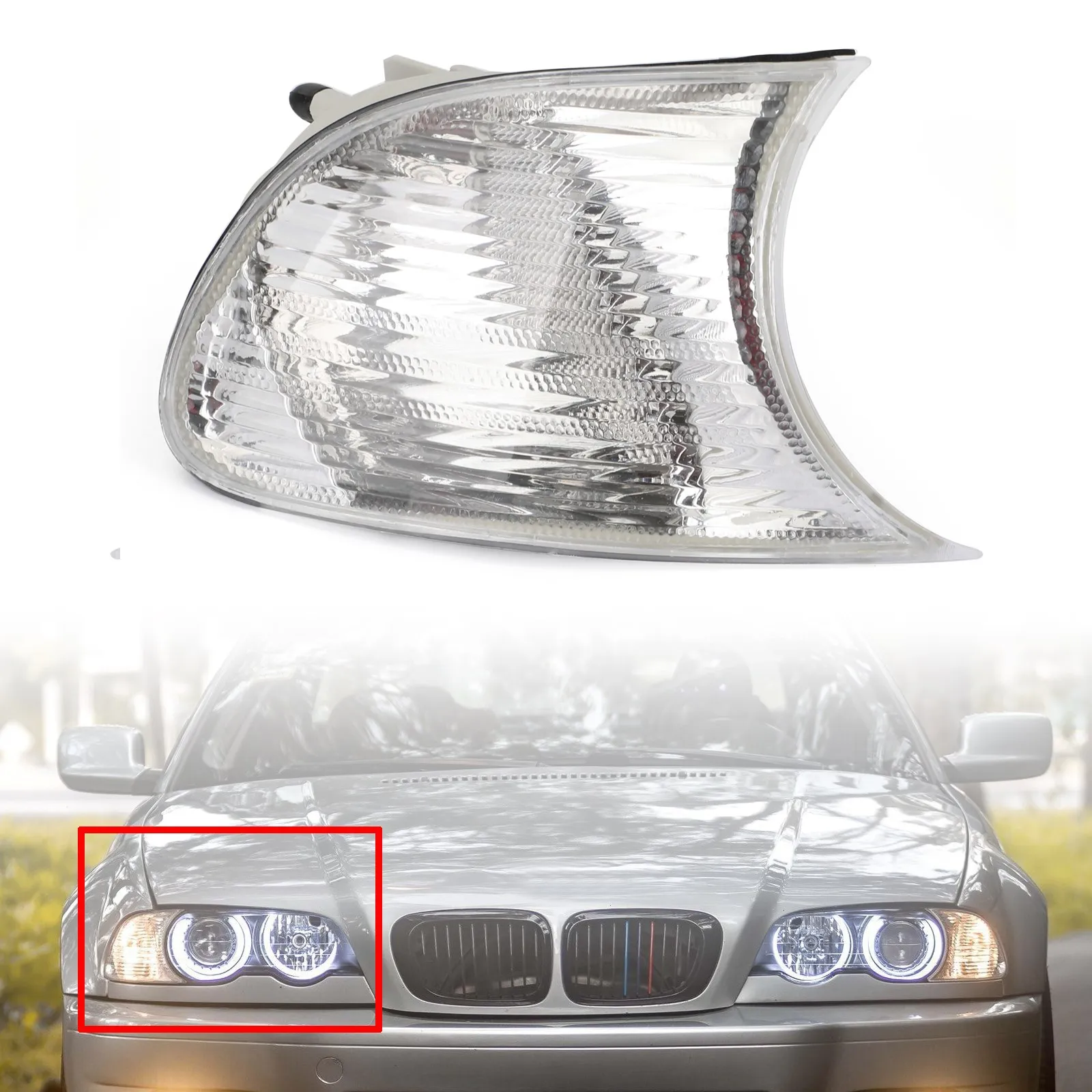 

Правый угловой поворотник Topteng для Bmw E46 2 двери 1998-2001