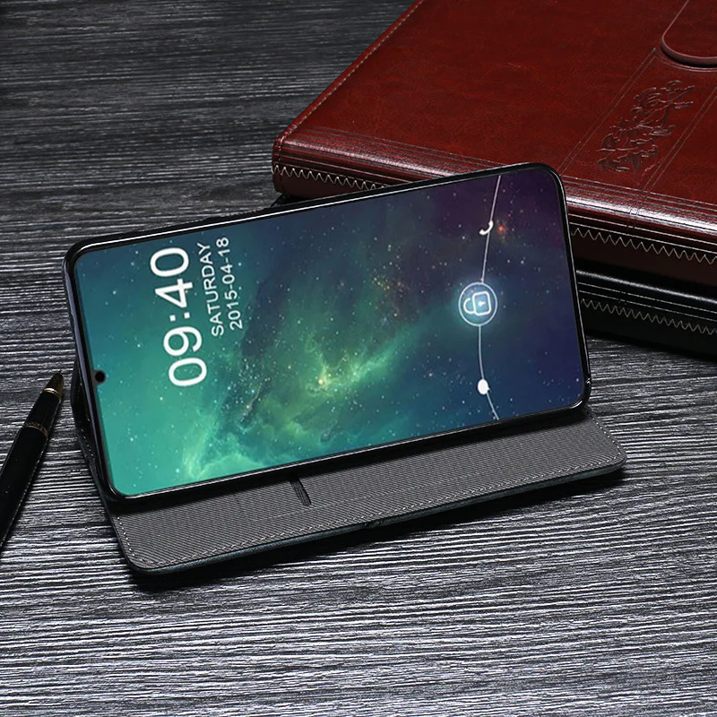Для Nokia 6 2 чехол TA-1198 TA-1200 роскошный бизнес флип PU кошелек ретро кожаные чехлы для 7