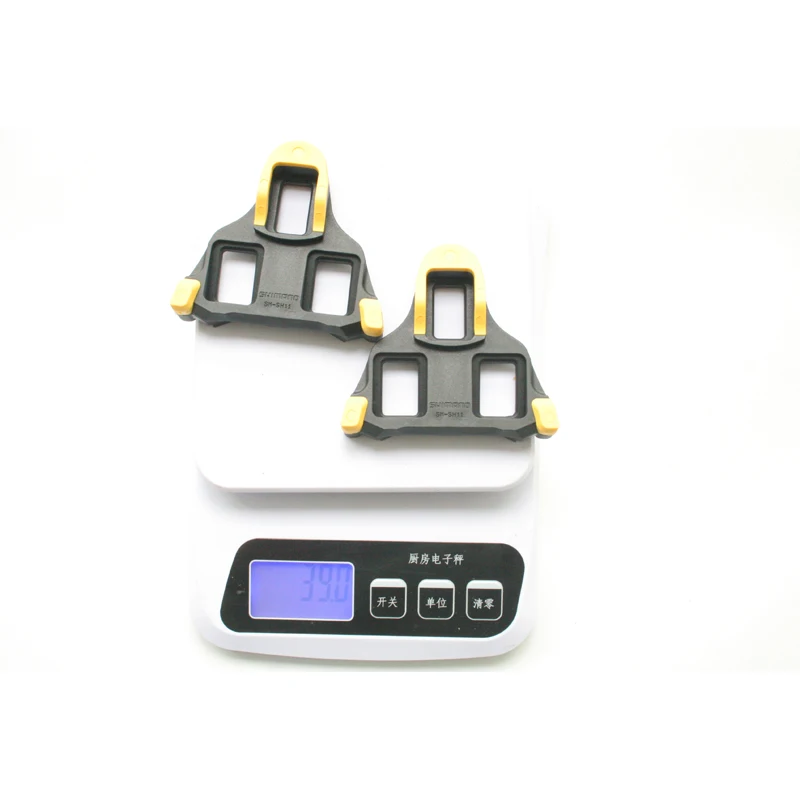 

Bicycle Bike Self-locking Pedal Cleats Set Yellow For Shimano SM-SH11 SPD-SL Cleat set for road Mountain Bike accessories