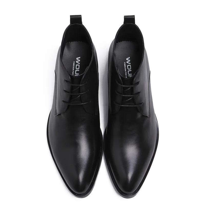 Роскошные Ботинки Челси из натуральной кожи мужские замшевые ботильоны на