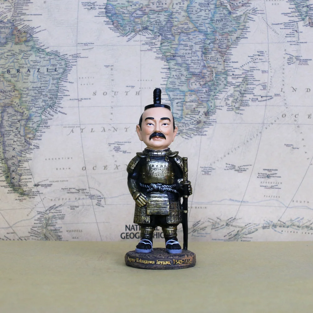 

Женская Классическая Статуя Tokugawa Ieyasu всемирно известного человека, японская статуя военного стратегиста, фигурка политика, модель, игрушки, подарок, Коллекционирование
