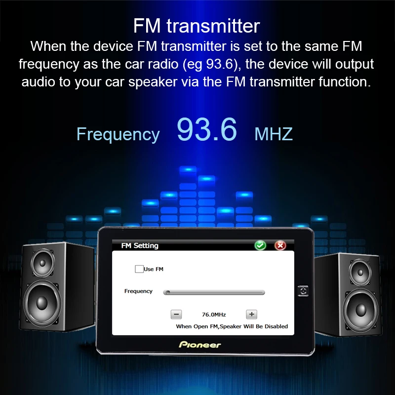 Новый 7 дюймовый HD Автомобильный GPS навигатор 800M/ FM/8GB/256MB новейшая карта для