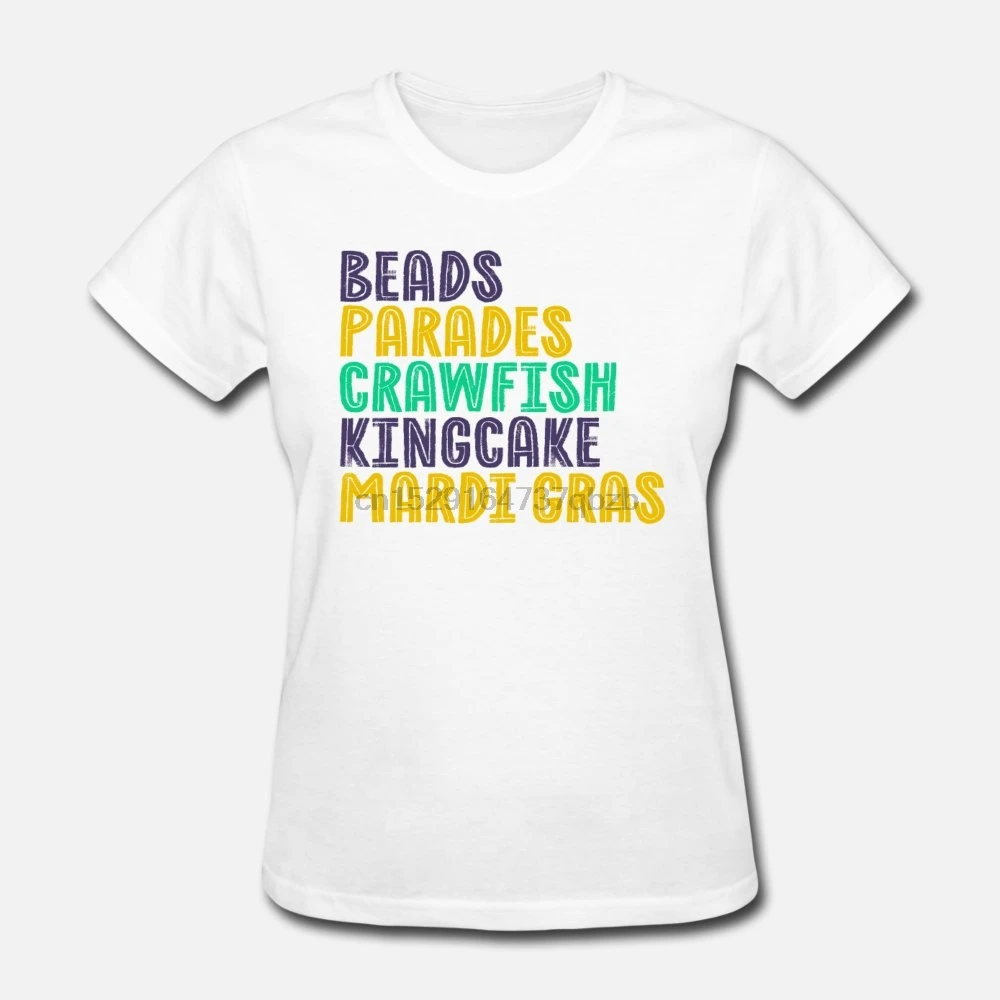 Для мужчин футболка Марди Гра женщин s Раков парадов Kingcakes футболки