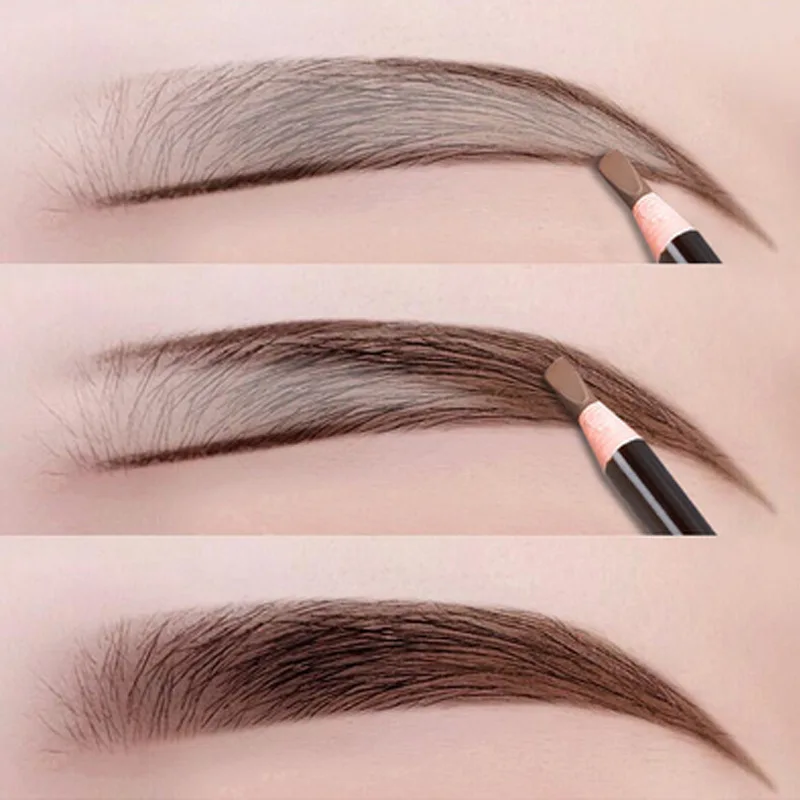

Hot Sale 1pcs Waterproof Bracing Wire Pen Roll Paper Soft Bracing Wire Eyebrow Pencil Tear and Pull Eyebrow Pencil Makeup