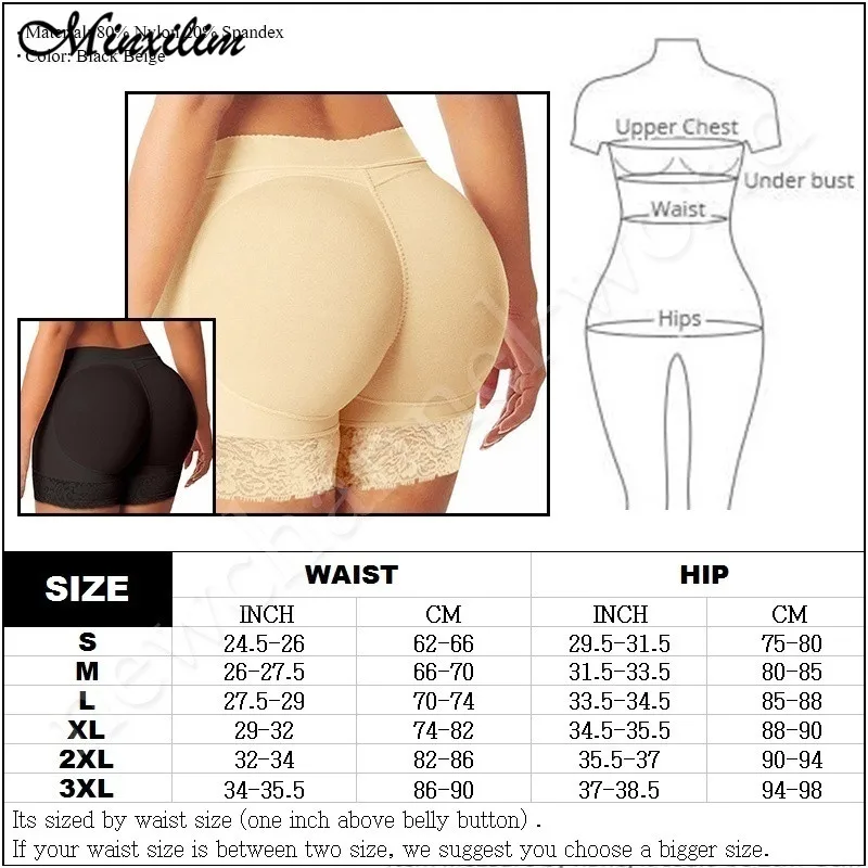 

Minxilim High Fit Butt Lifter Shapewear Corrective Shorts For Slimming Panties Push Up Woman Hip Black Sexy Control Panties 2020