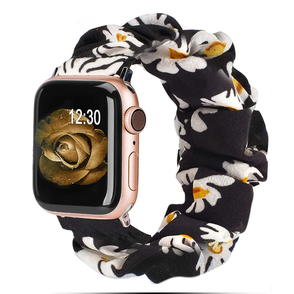 

Ремешок XHQ для Apple watch band 40 мм 44 мм 42 мм 38 мм 42 мм, эластичный нейлоновый соло-браслет для iWatch series 6 5 4 3 se band, 2021
